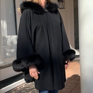 Fox Fur Poncho